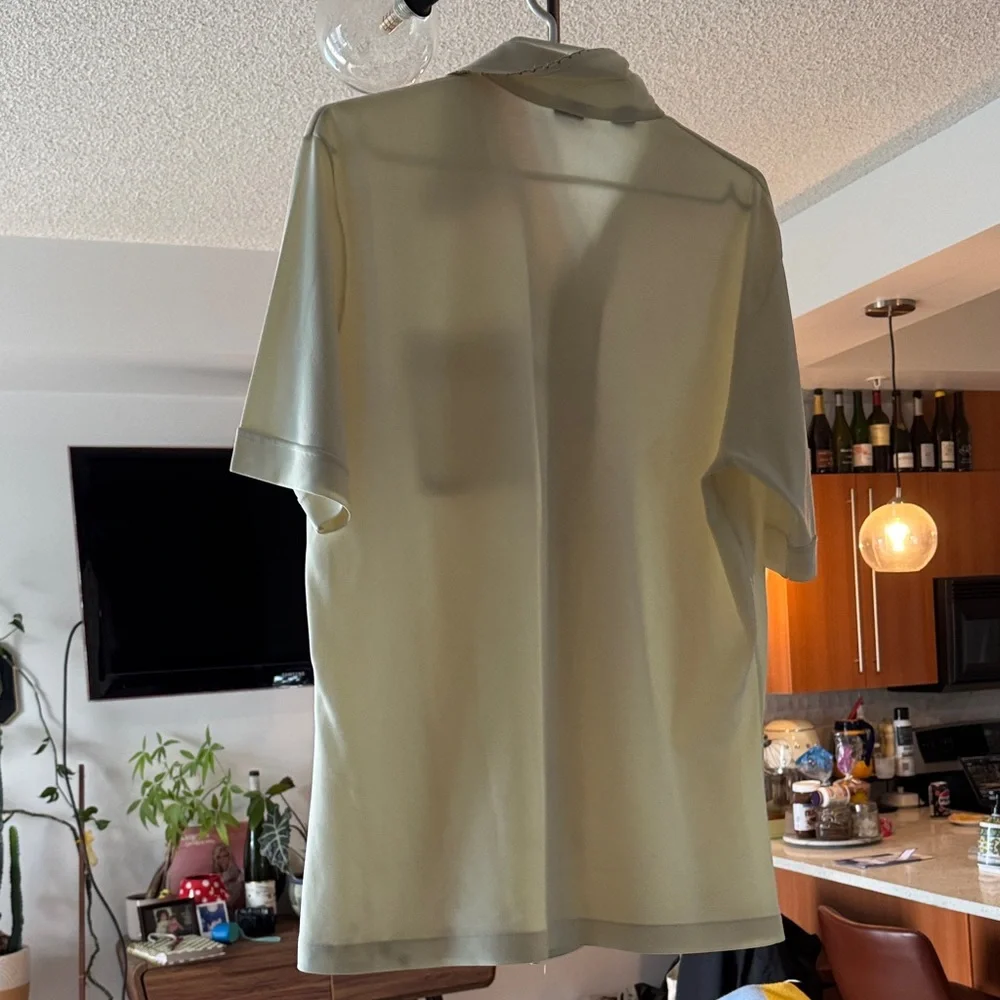 Men's Vintage Cream Button-Down Shirt - Picture 3 of 10